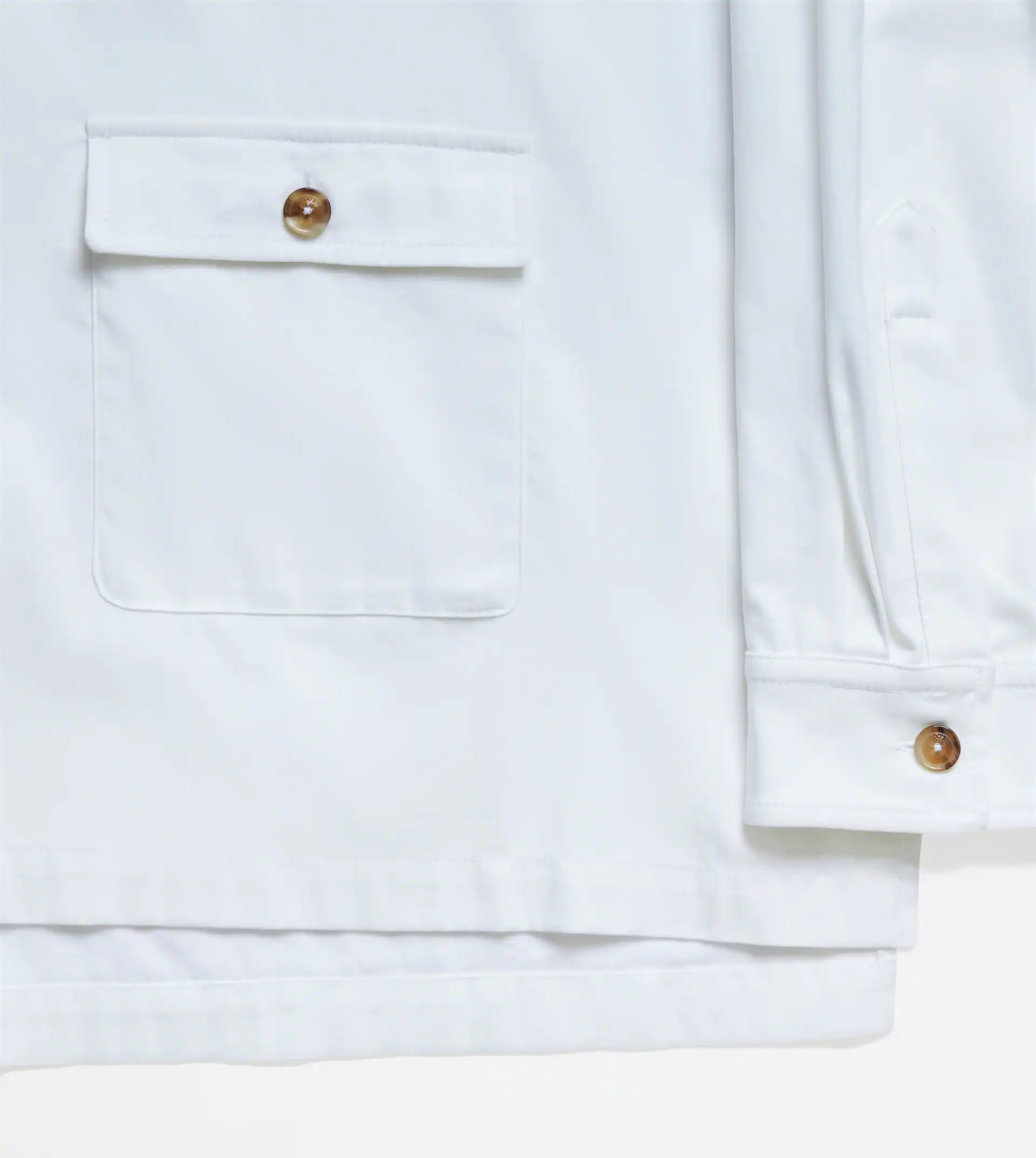 ZIPPED SHIRT-JACKET - WHITE - 6