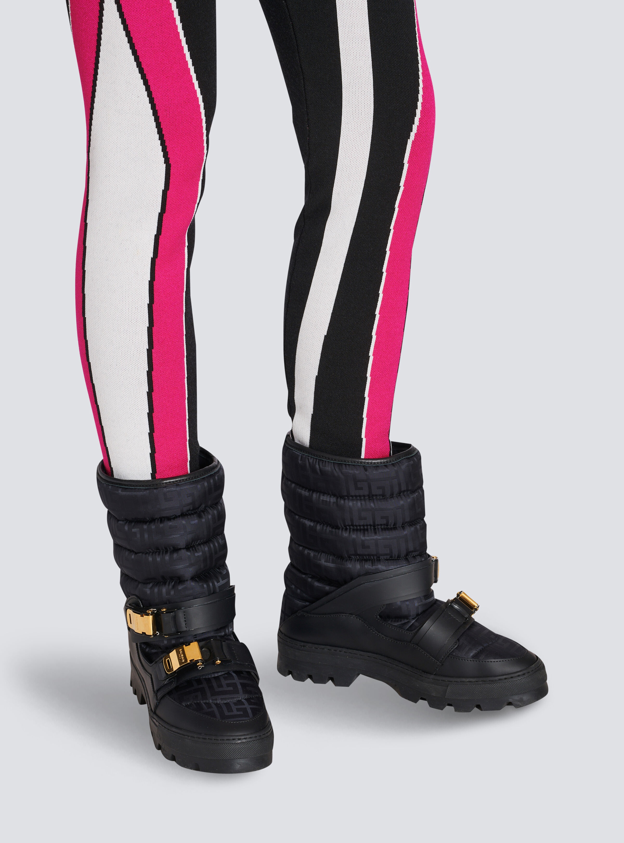 Rossignol Capsule - Balmain monogram nylon après-ski boots - 8