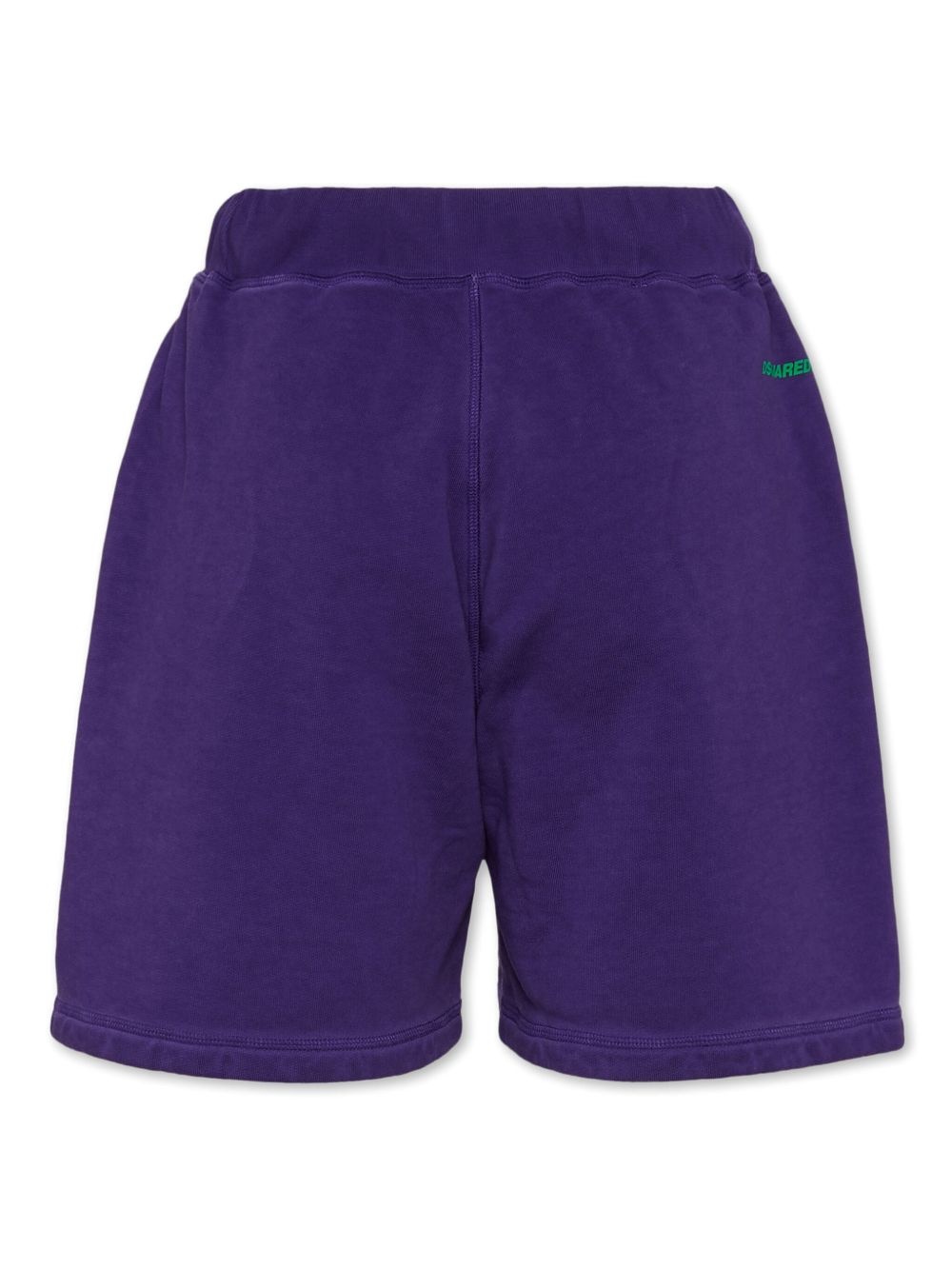 logo-embroidered track shorts - 2