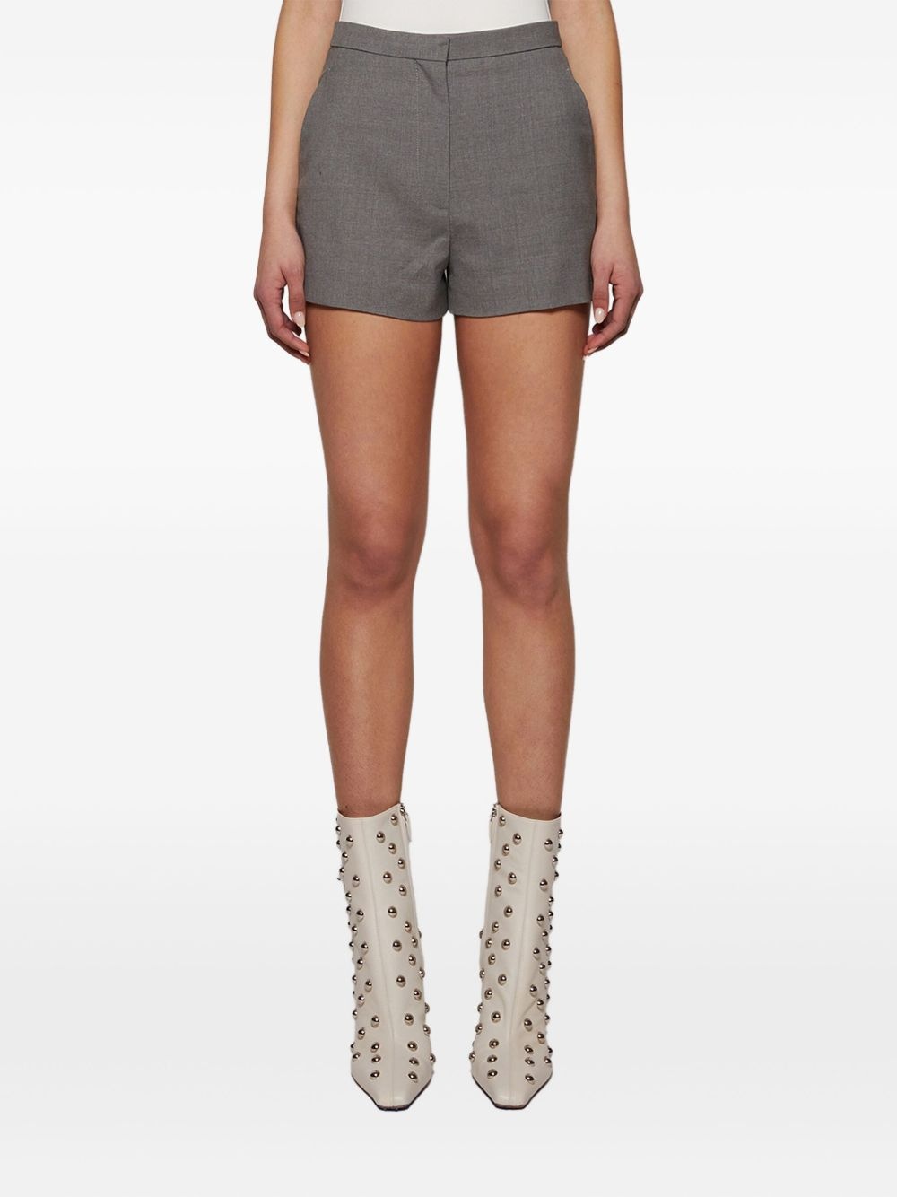 tailored mini shorts - 3