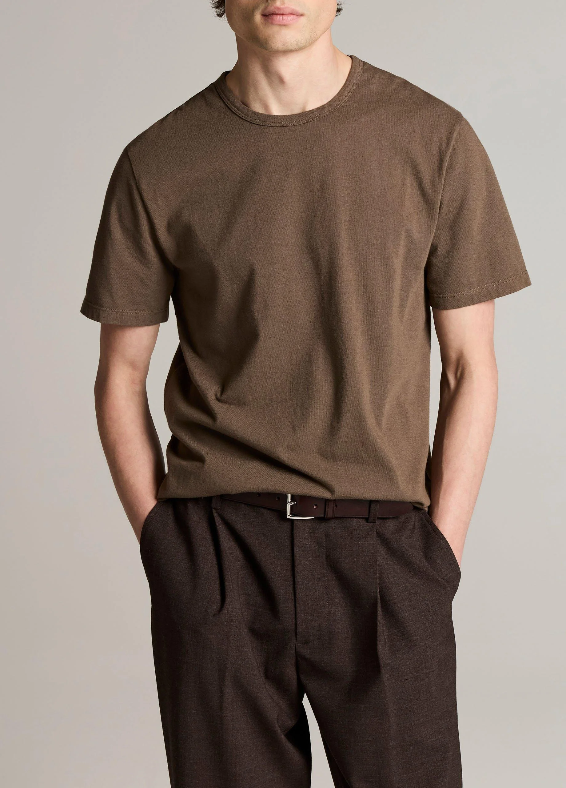 Garment Dye Cotton T-Shirt - 1