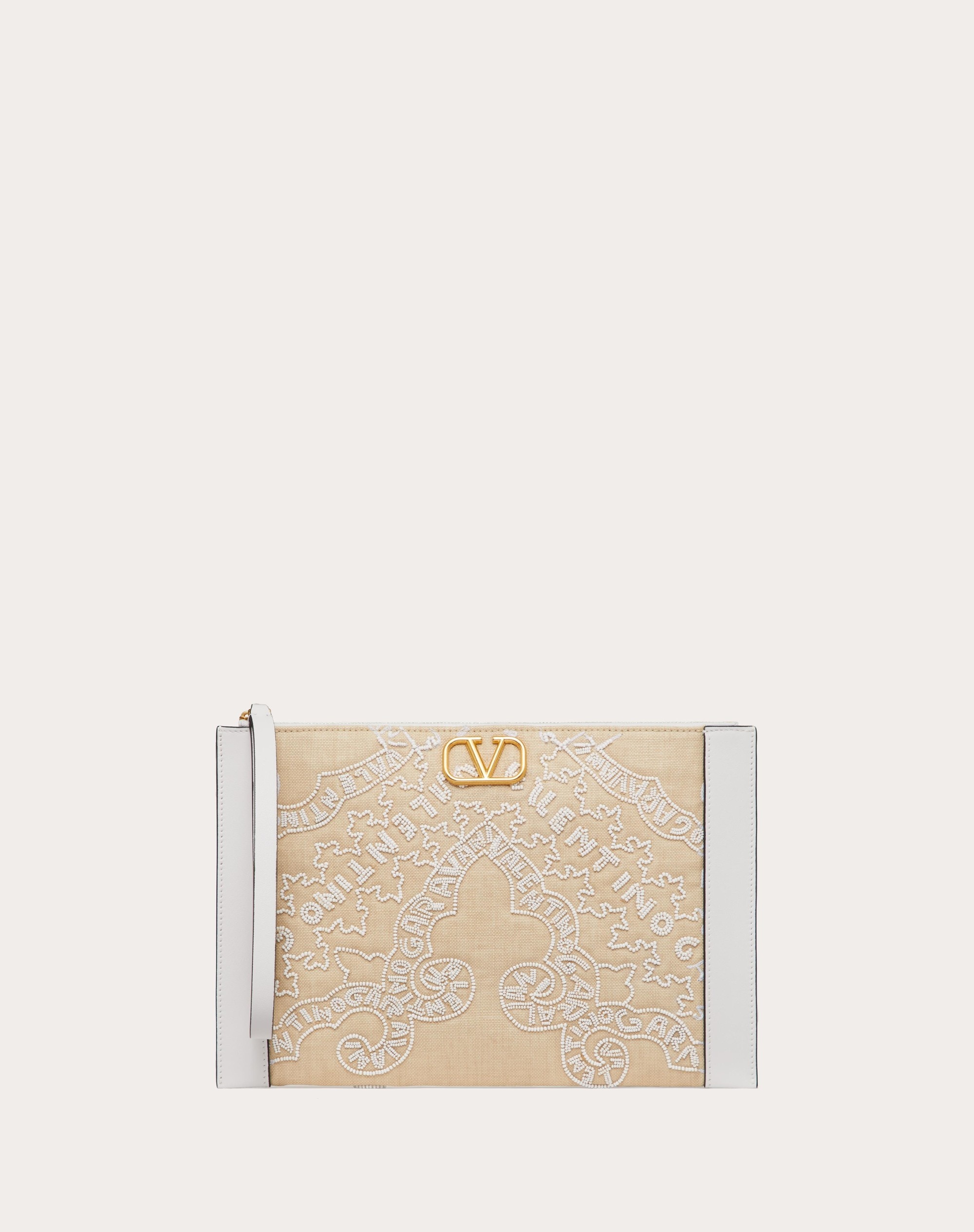 EMBROIDERED VLOGO SIGNATURE POUCH - 1