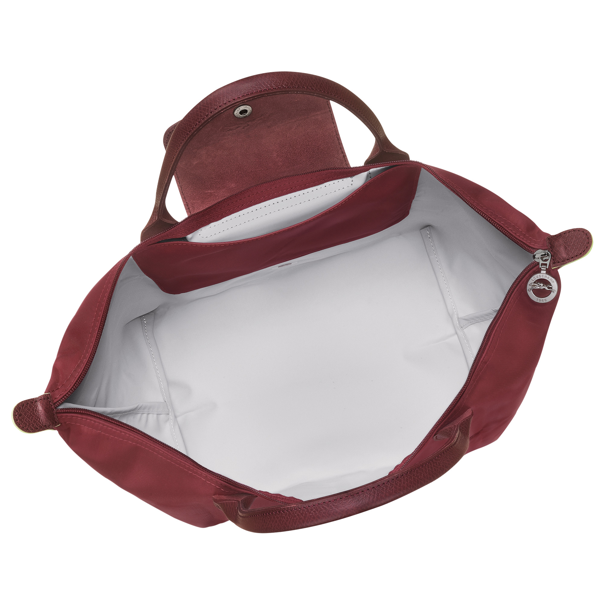 Le Pliage Green M Handbag Pomegranate - Recycled canvas - 5