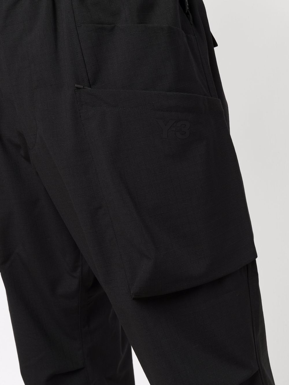 multiple-pocket drawstring-waist track pants - 5