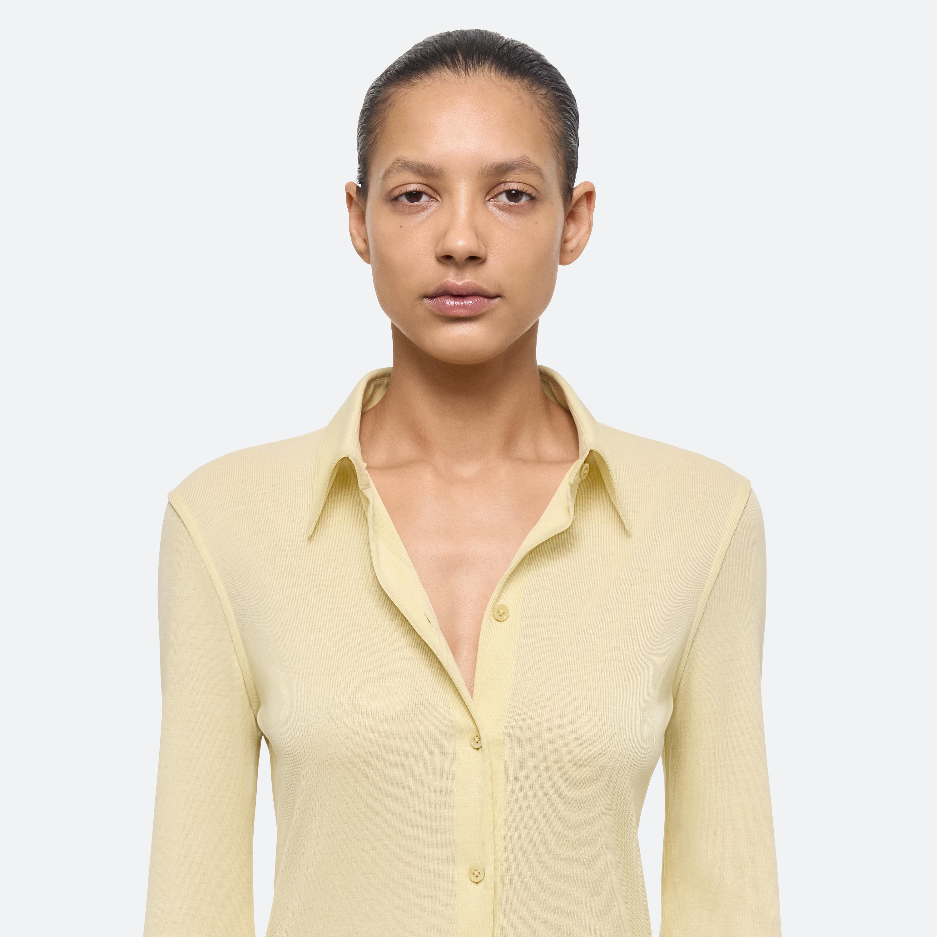 SLIM RIB SHIRT - 6
