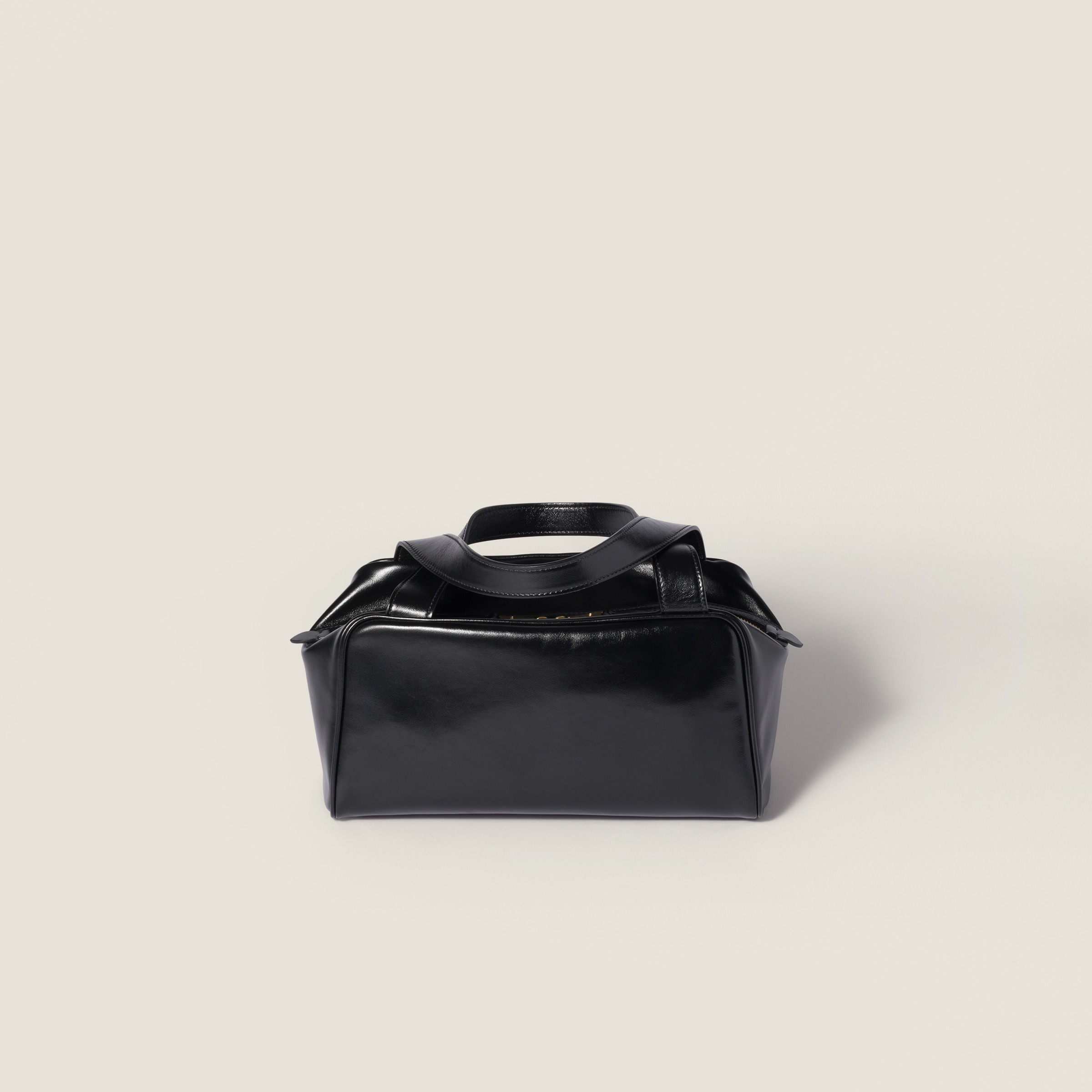 Leather top-handle bag - 4
