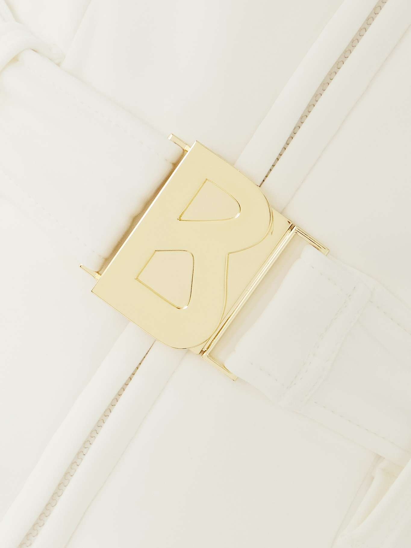Jani belted paneled ski suit Off-white - 4