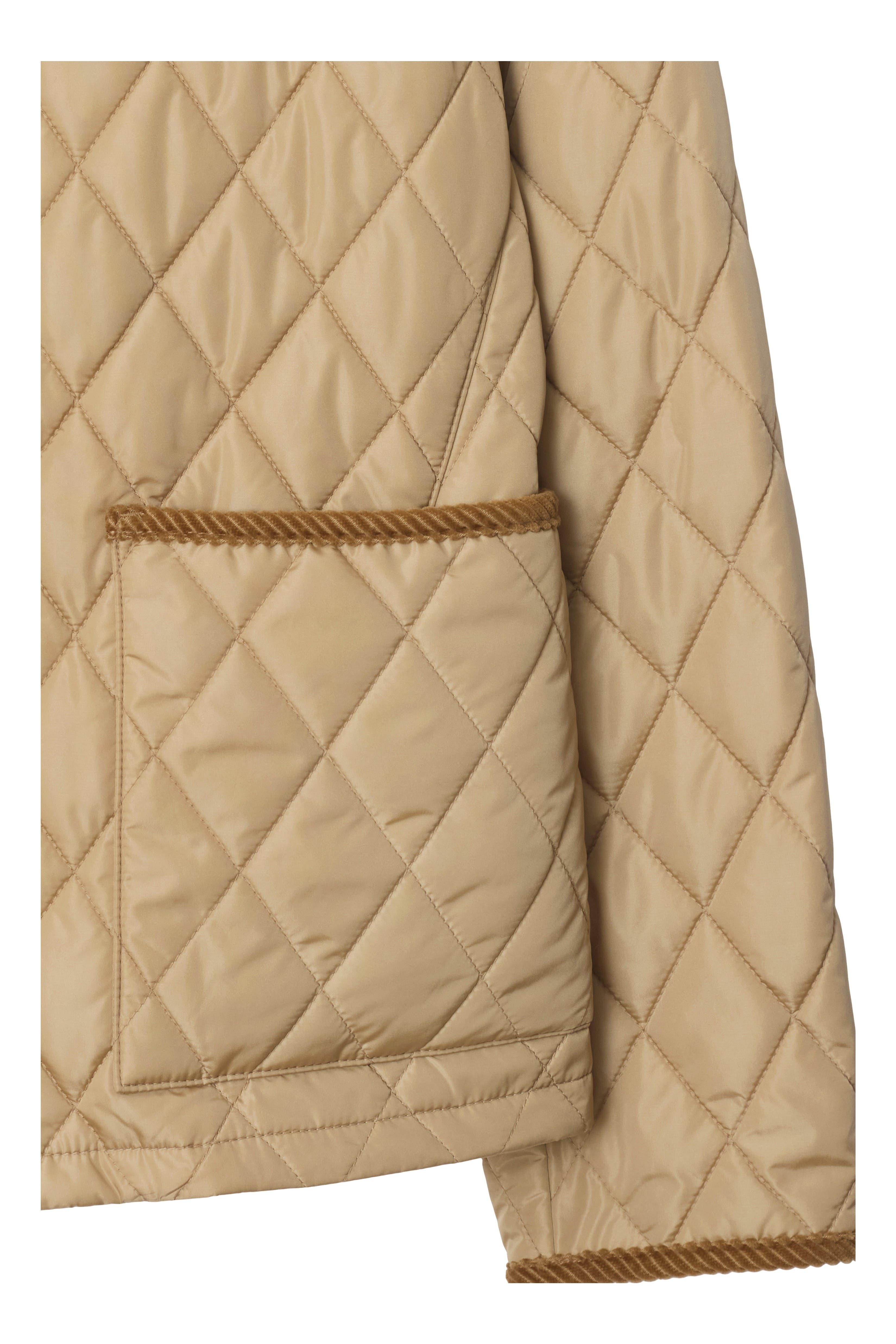 burberry Quilted Nylon Jacket in Flax/sand at Nordstrom - 5