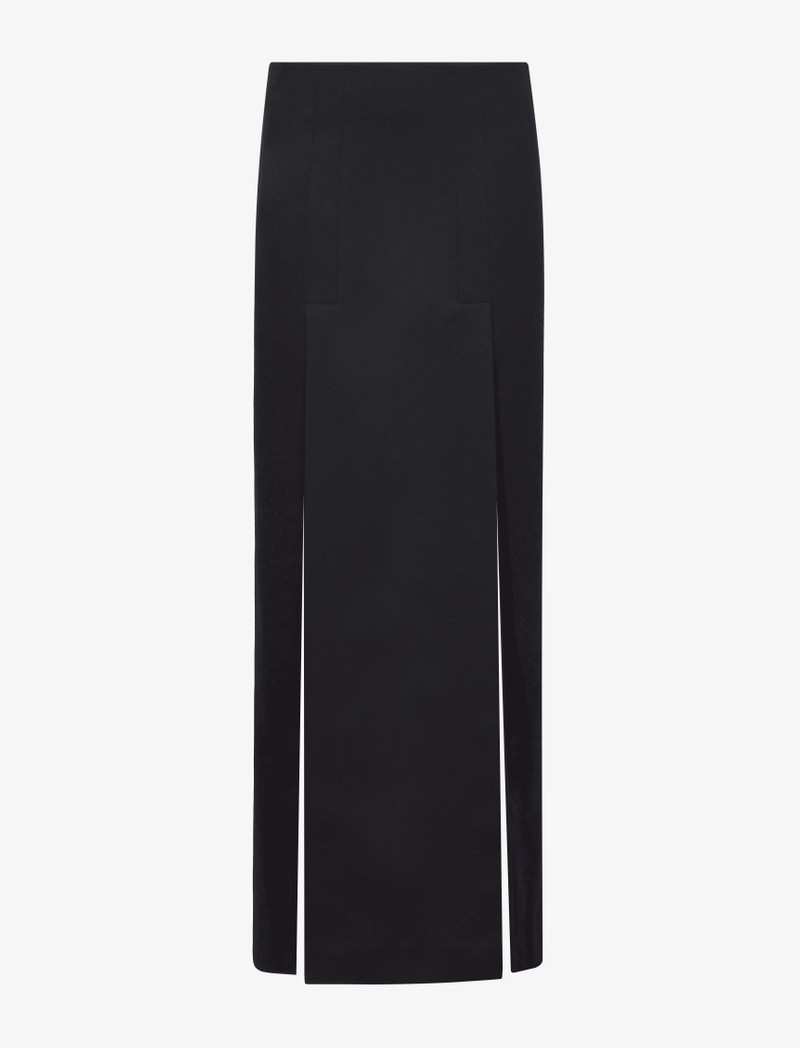Wool Felt Slit Skirt 1