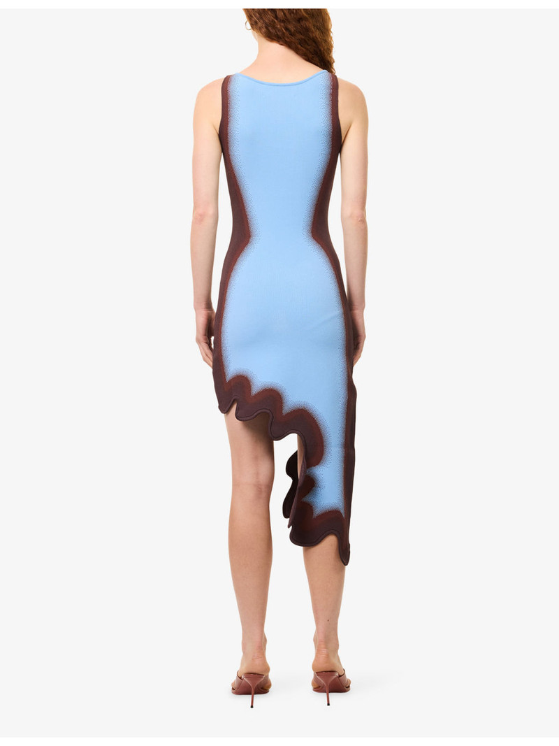 Aster Stretch-Knit Midi Dress 4