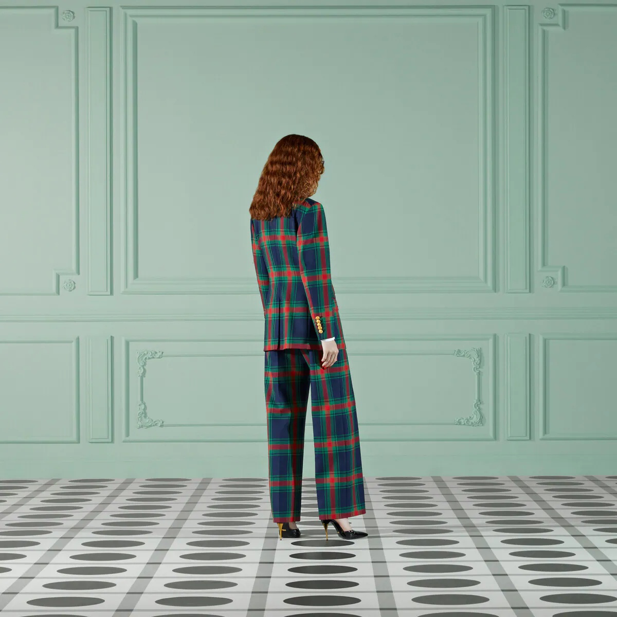Tartan wool pant - 3