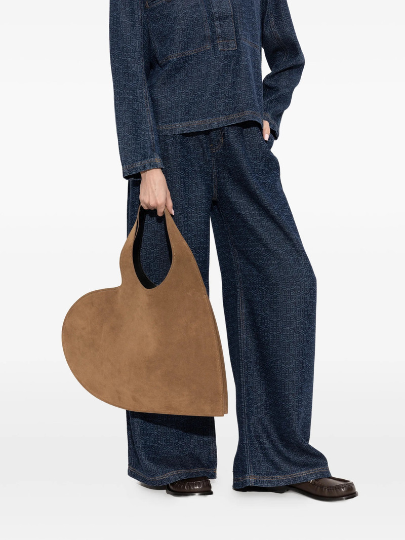 COPERNI Coperni Large Double Heart Leather Tote Bag outlook