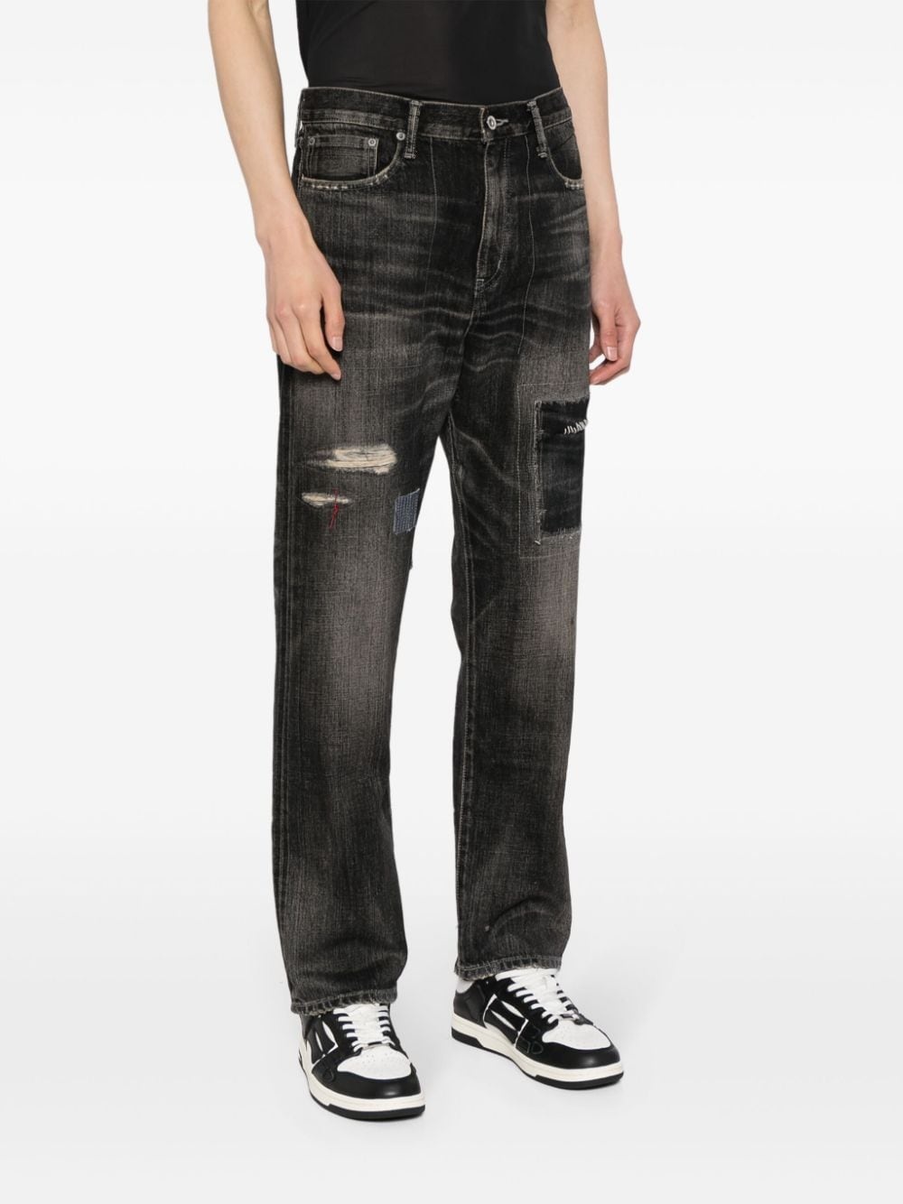 Savage ripped-detail jeans - 3