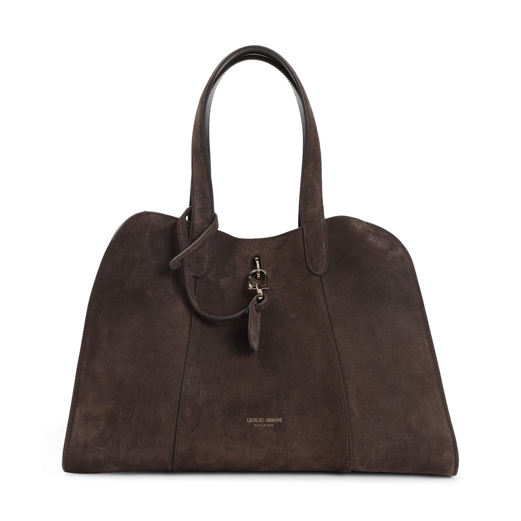Giorgio Armani Suede Calf Leather Handbag Women - 1