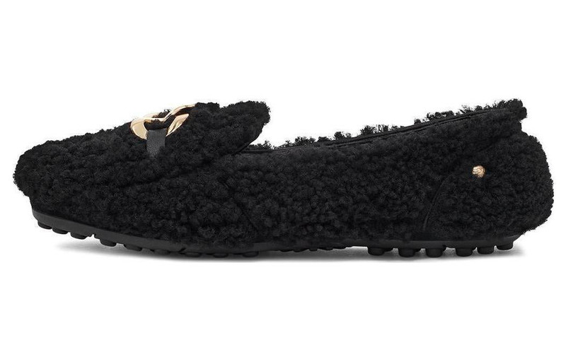 UGG (WMNS) UGG SlipOn Comfortable Loafers 'Versatile Black' 1153515-BLK outlook