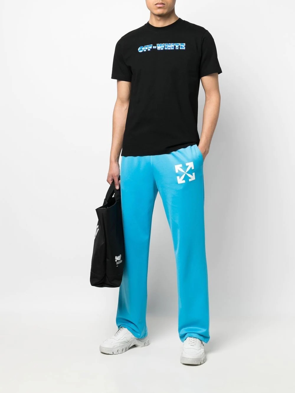 Single Arrow slim track pants - 2