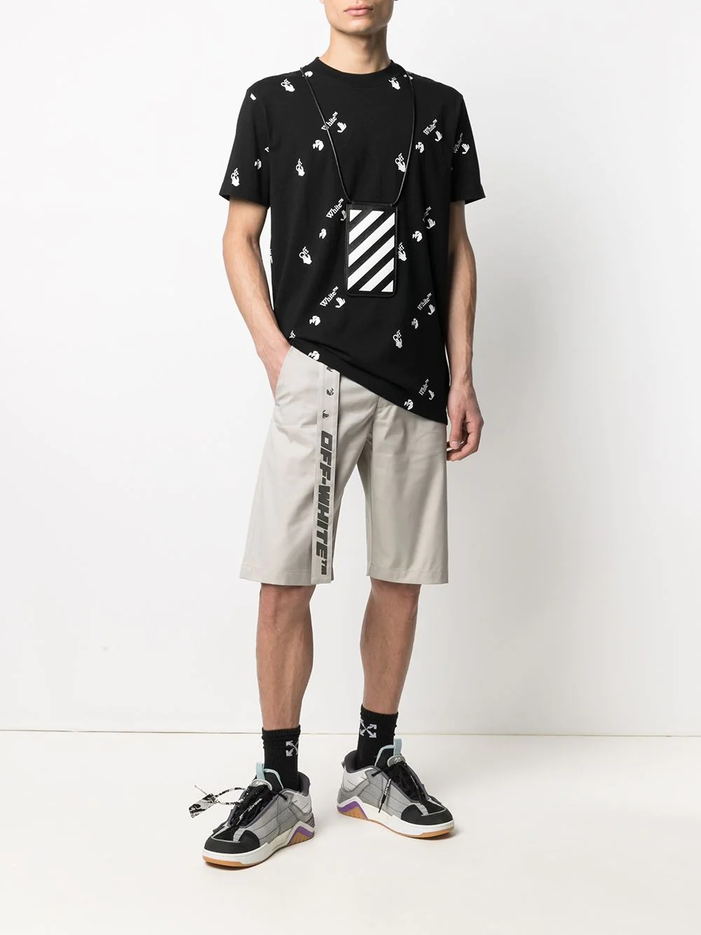 all-over logo-print T-shirt - 4