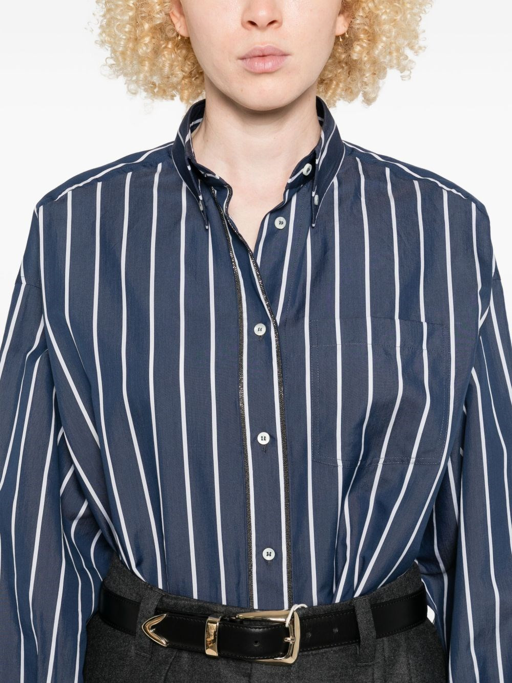 Striped cotton shirt - 3