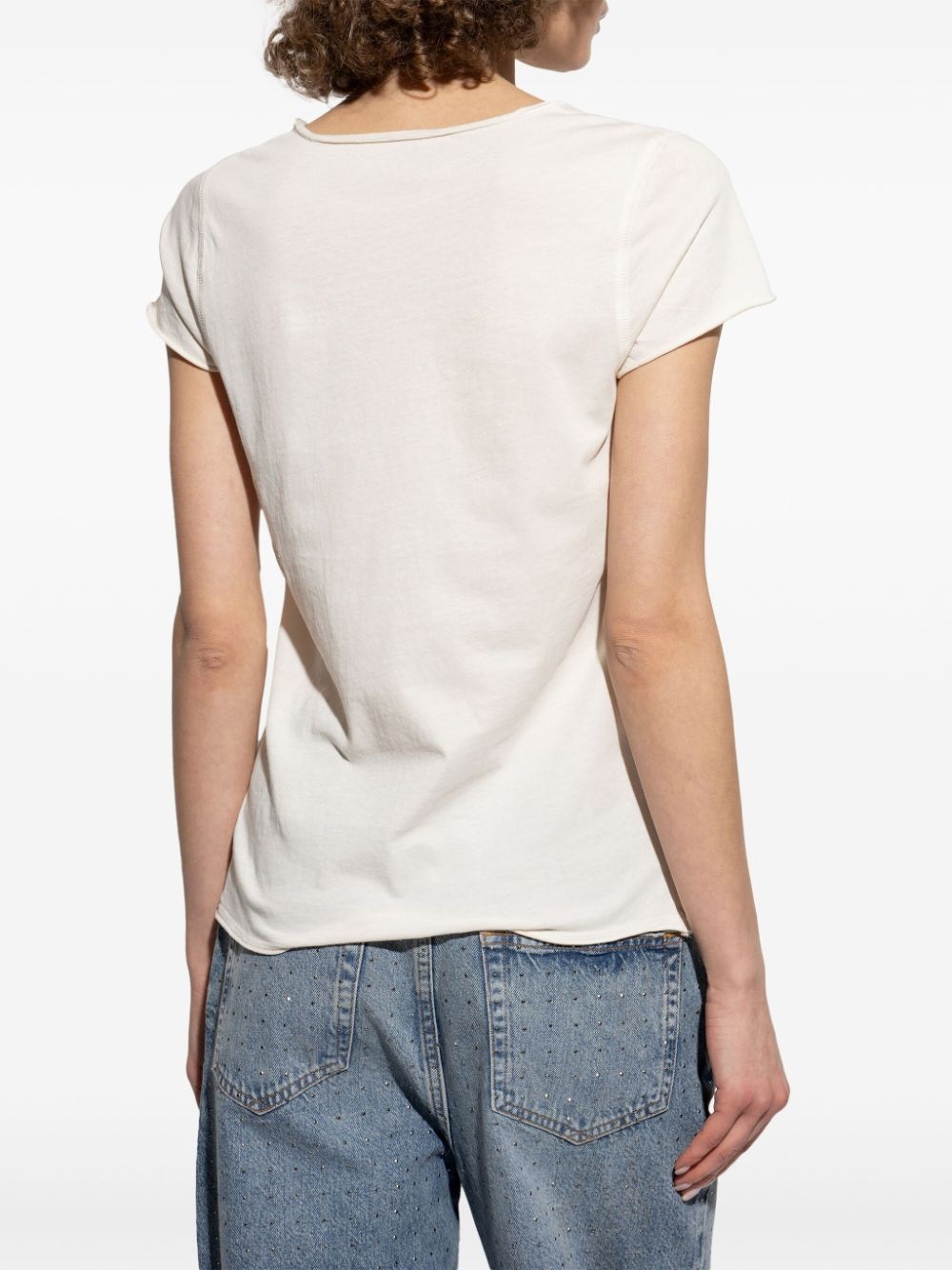 rhinestone-embellished T-shirt - 4
