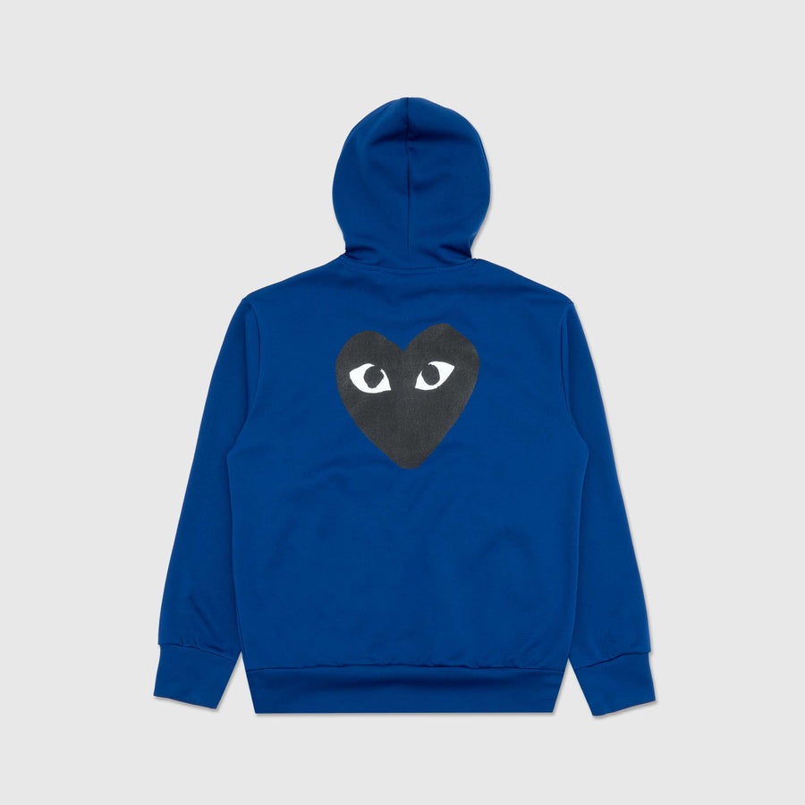 BLACK HEART BACK LOGO ZIP-UP HOODIE - 2