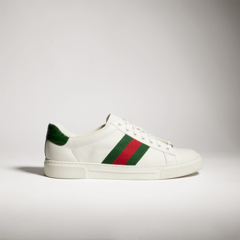 Men's Gucci Ace sneaker with Web - 1
