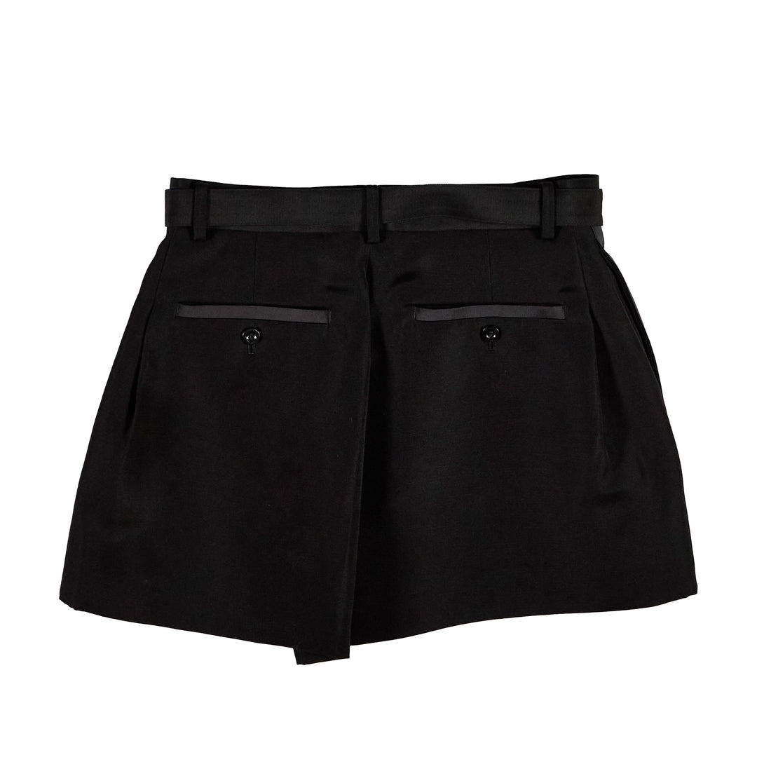 Double-Faced Silk Cotton Shorts - 2