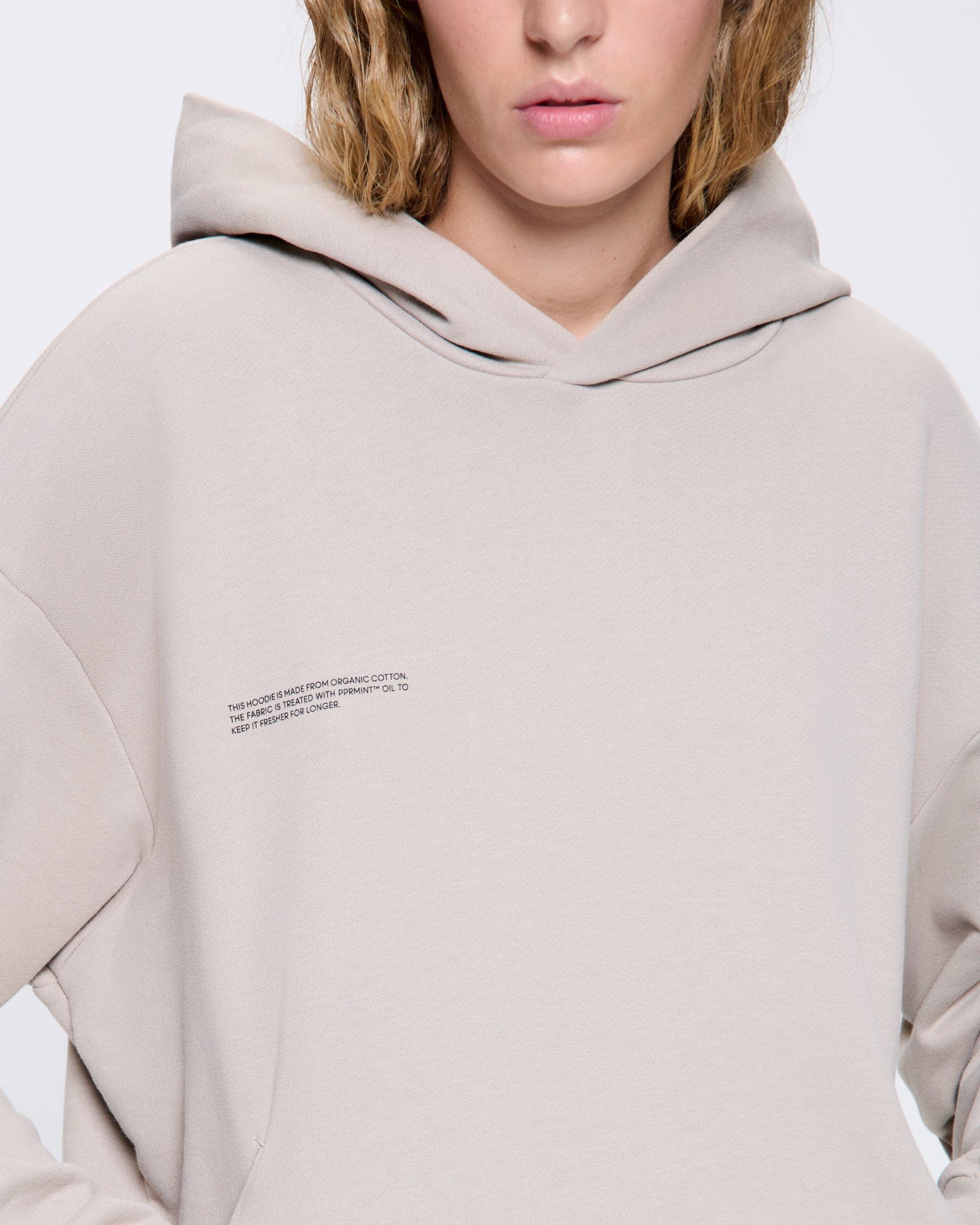 Womens 365 Midweight Hoodie - Stone - 5