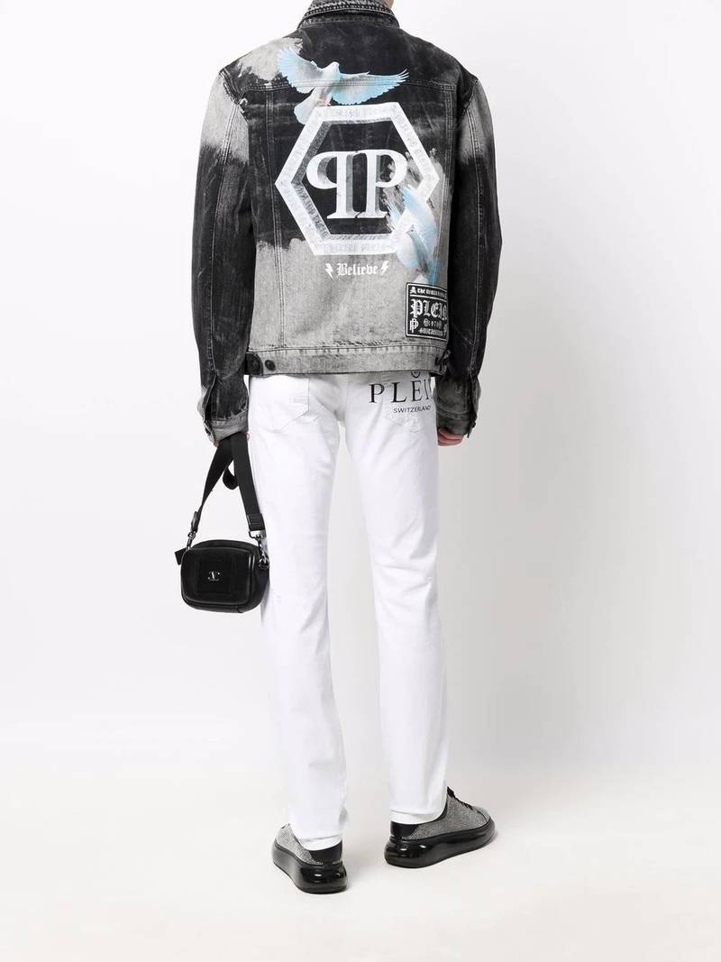 PHILIPP PLEIN low-rise slim-cut jeans outlook