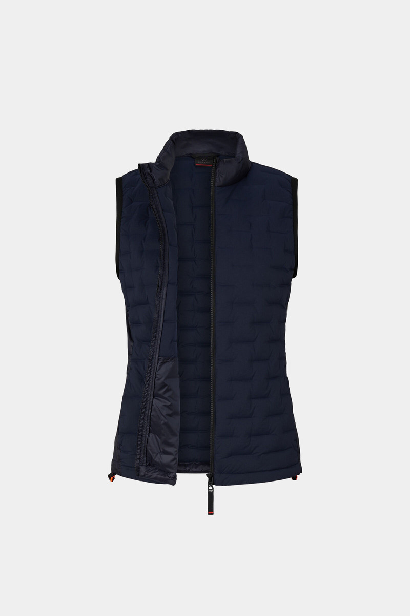 Fenja Lightweight down vest in Dark blue 7