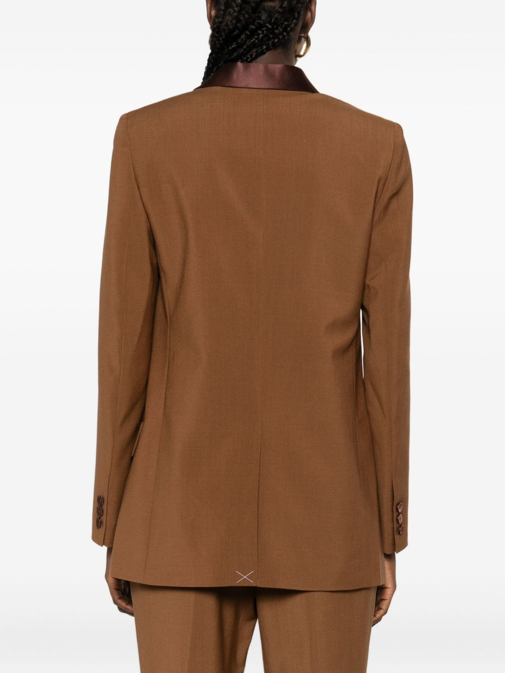 satin-lapel jacket - 4