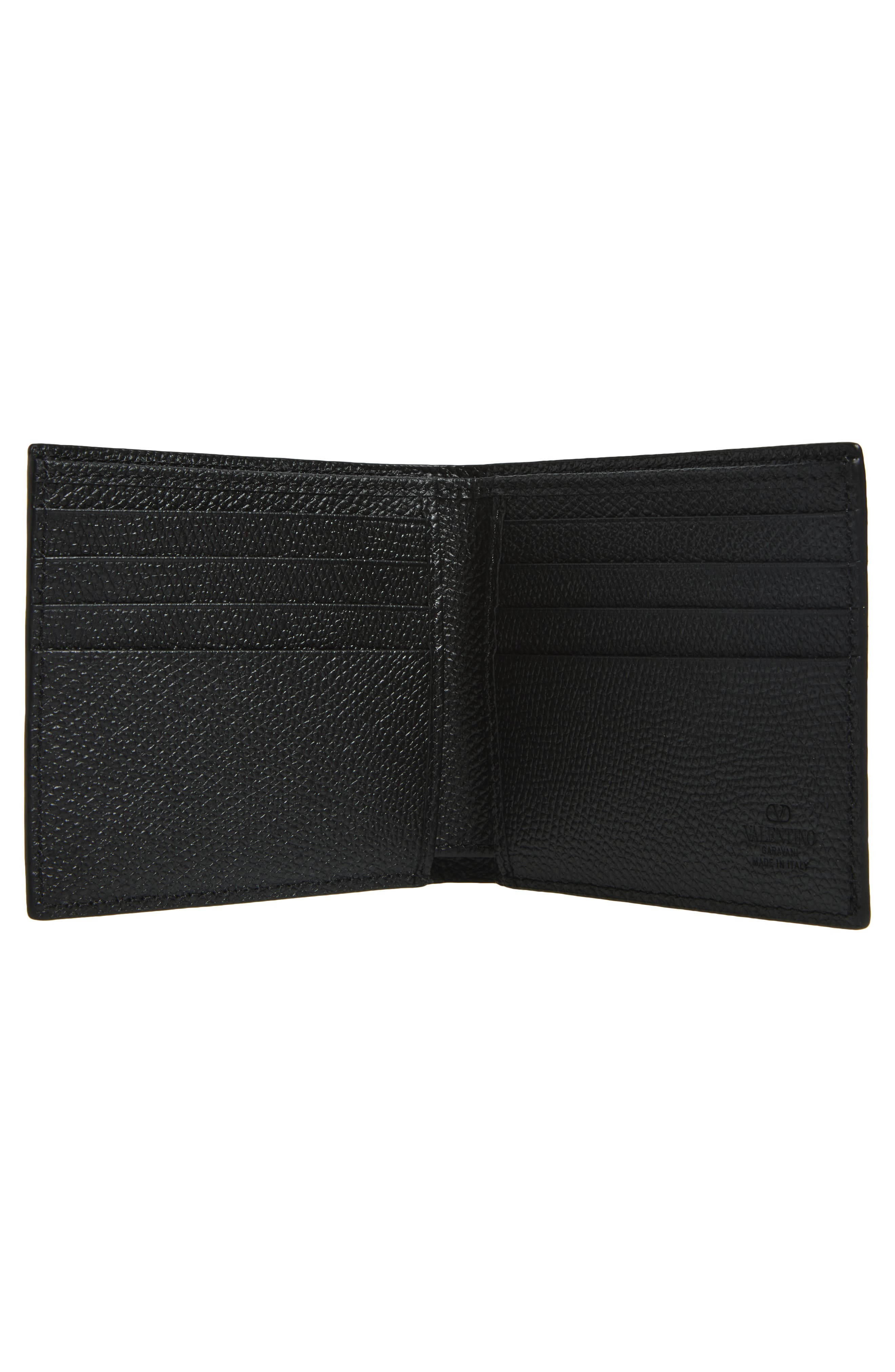 Valentino Garavani VLOGO Signature Bifold Leather Wallet in Black at Nordstrom - 2