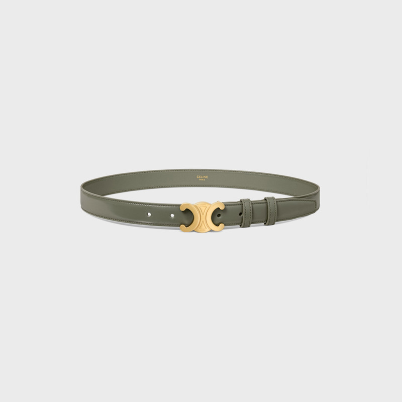 Medium Triomphe Belt in Taurillon Leather 1