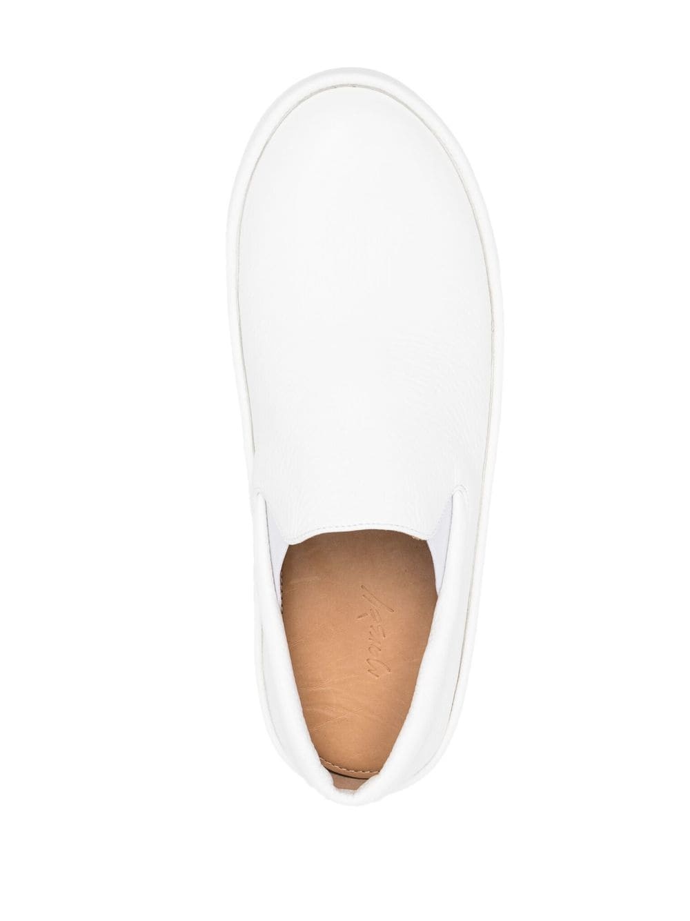 Cassapelle leather slip-on sneakers - 4
