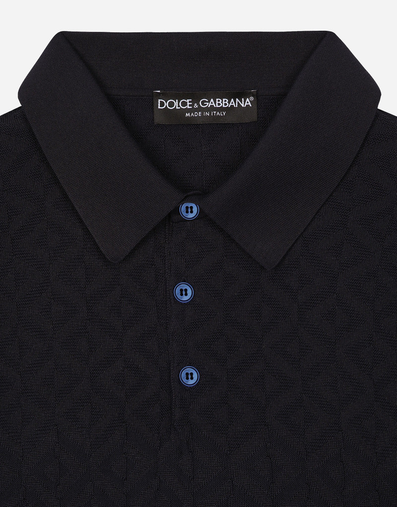 Short-sleeved silk polo-shirt 3