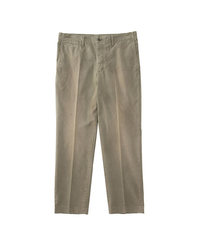 CHINO PANTS DMGD GREEN - 1