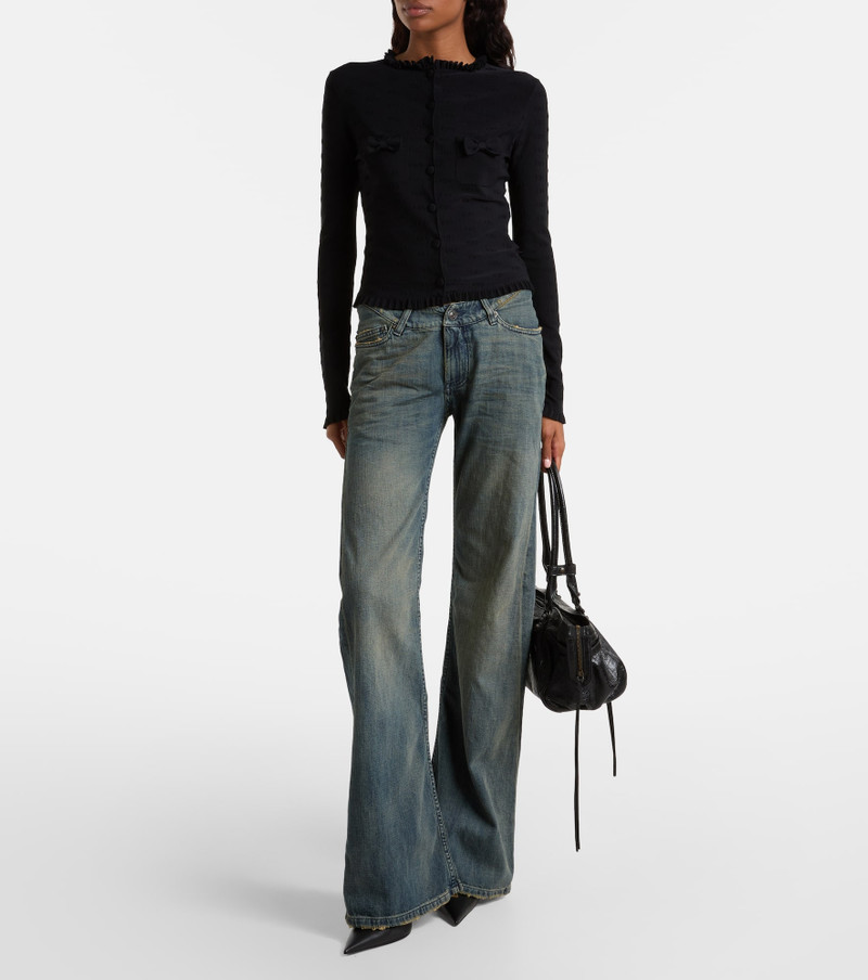 BALENCIAGA Ruffled cardigan outlook