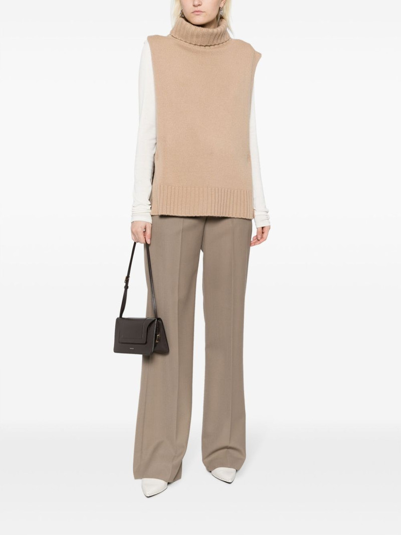 Vince roll-neck sleeveless jumper outlook