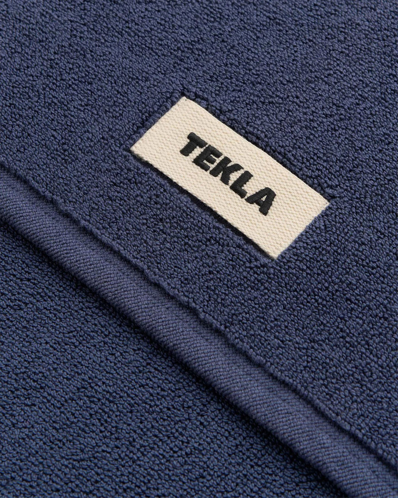 TEKLA Tekla Terry Bath Mat Navy outlook