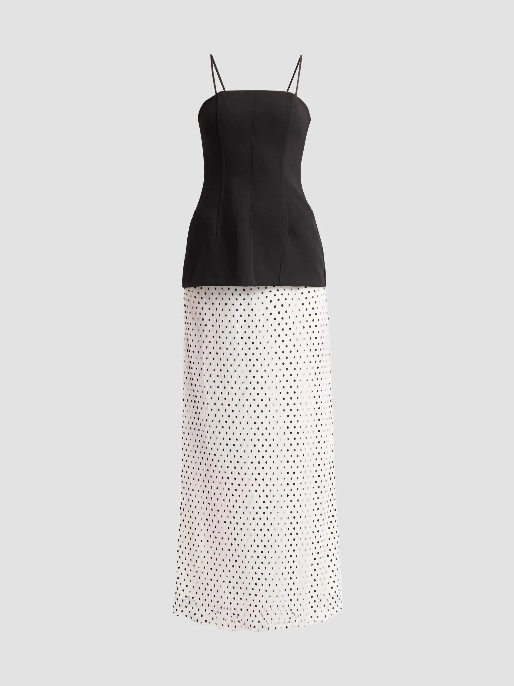 Women's Lunara Maxi Dress - Dot Blanc - 1