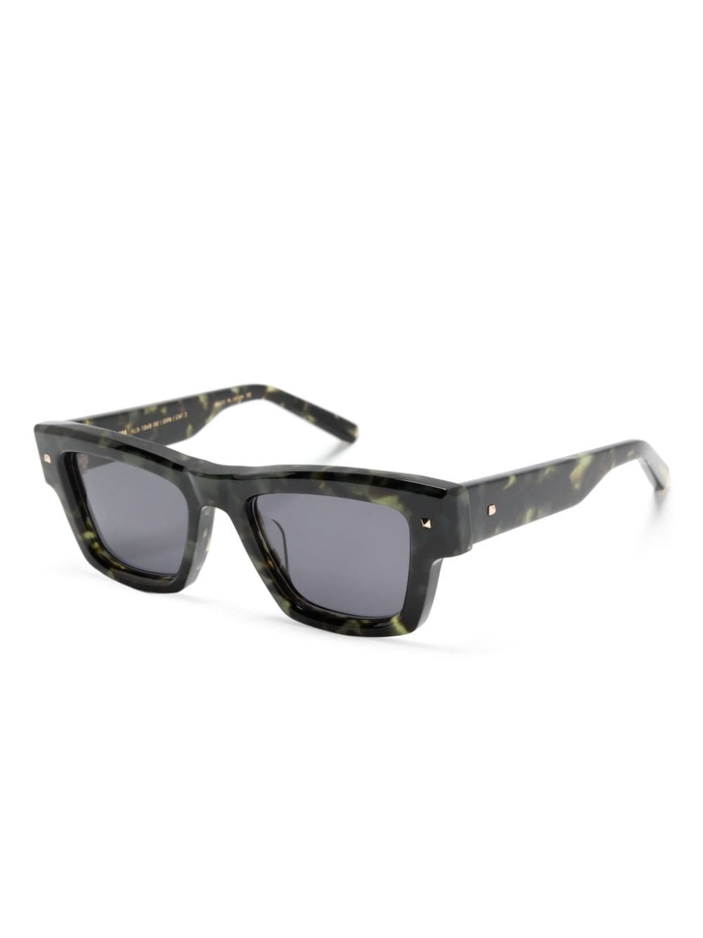 tortoiseshell-effect square-frame sunglasses - 2