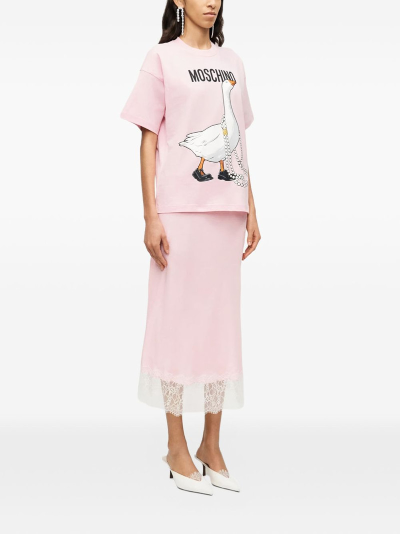 goose-print T-shirt 3