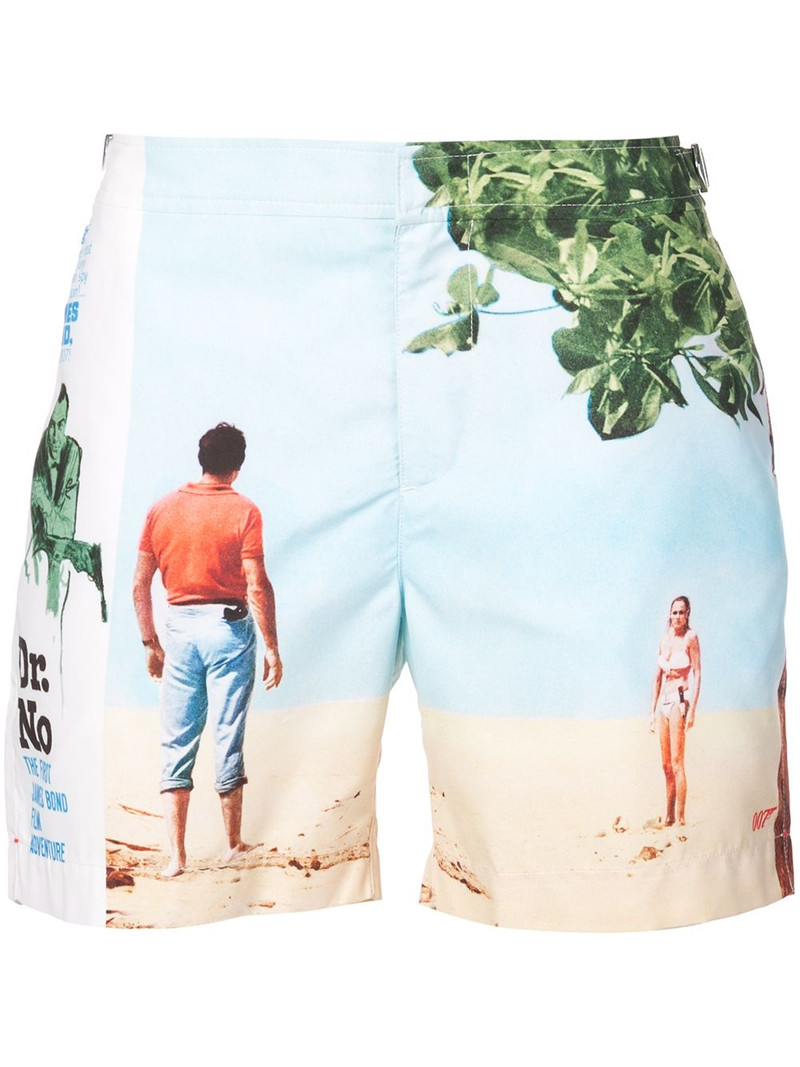 printed swim shorts 1