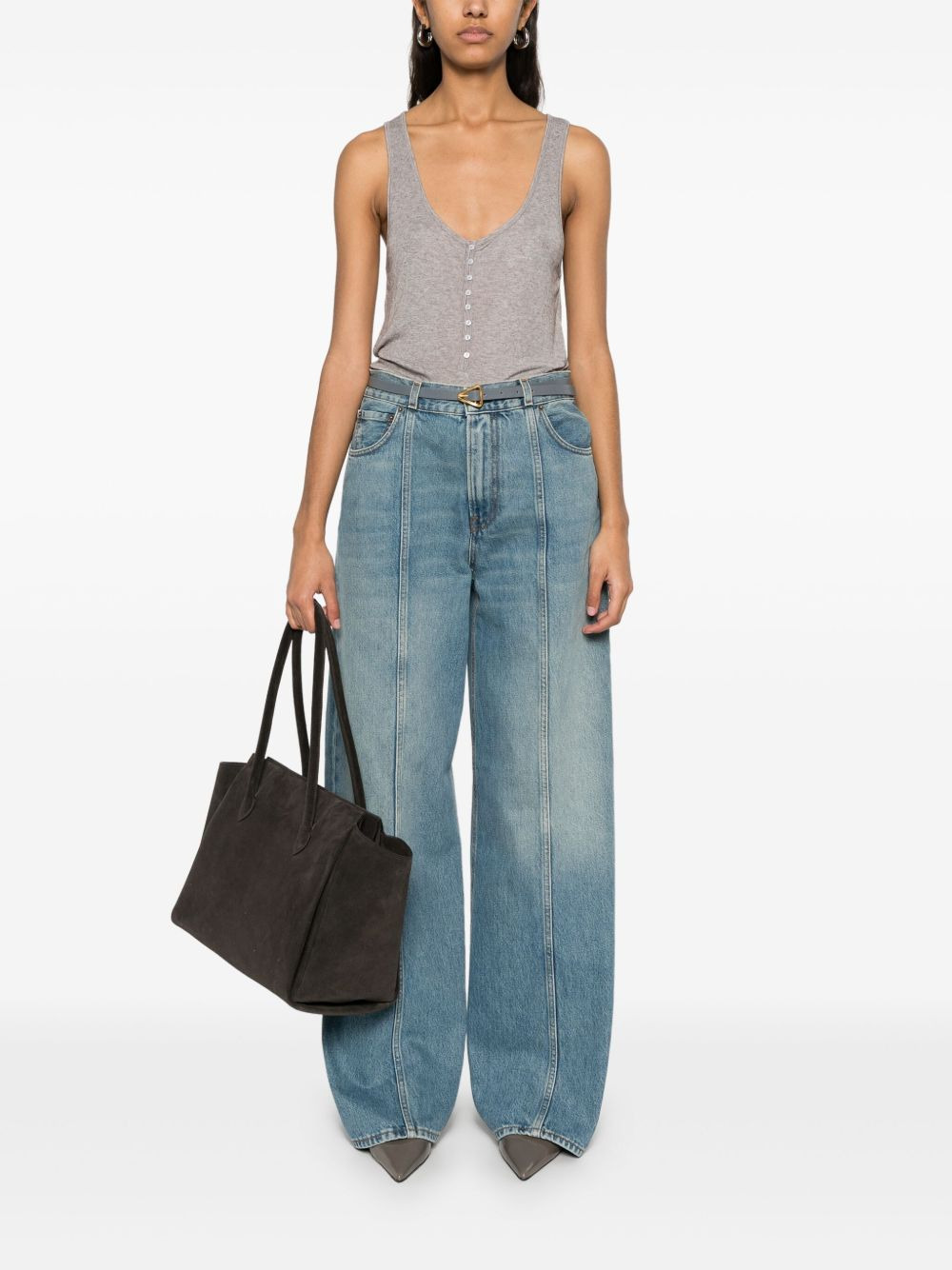Peace wide-leg jeans - 2