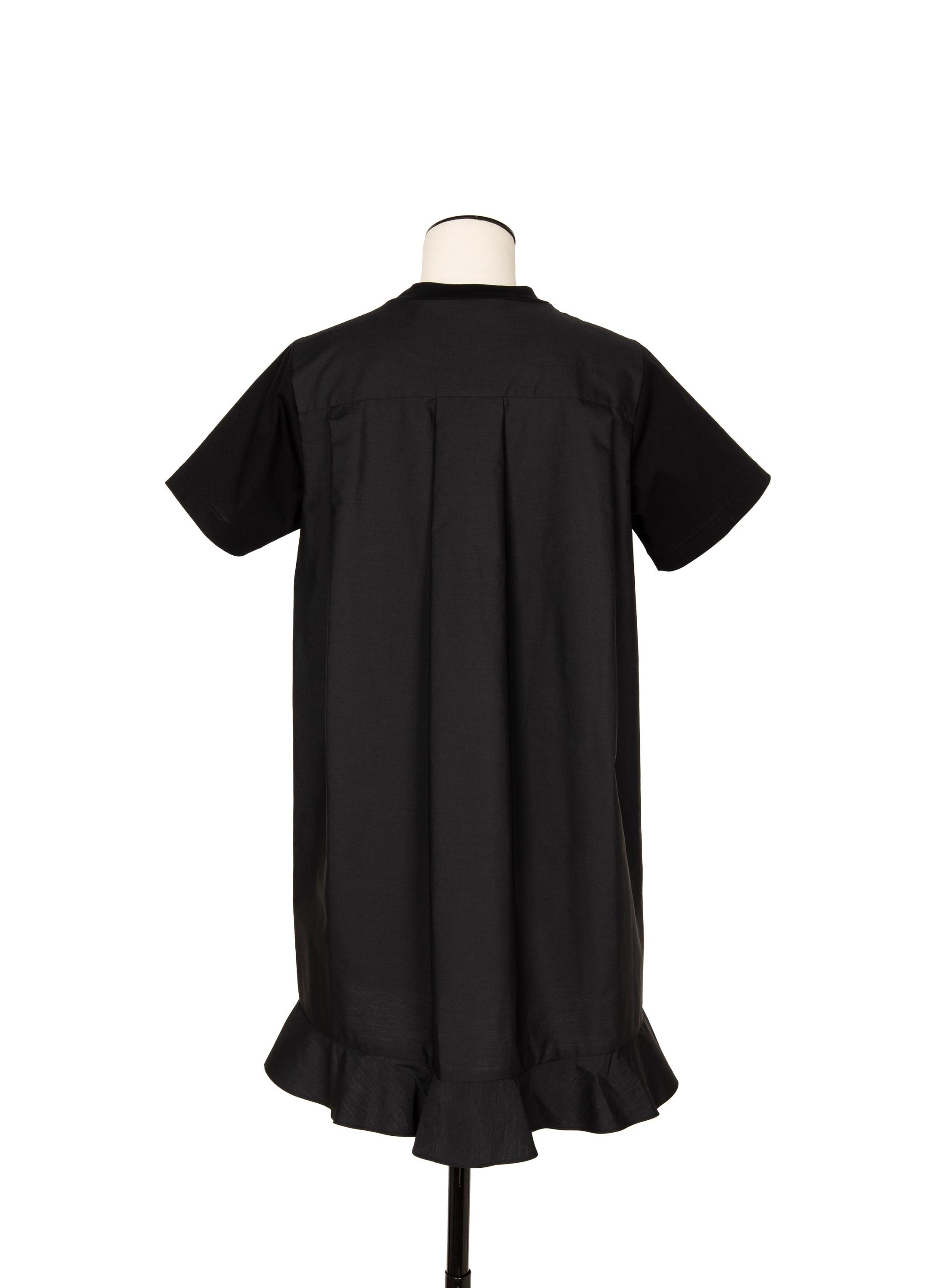 Cotton Poplin x Cotton Jersey Dress - 3