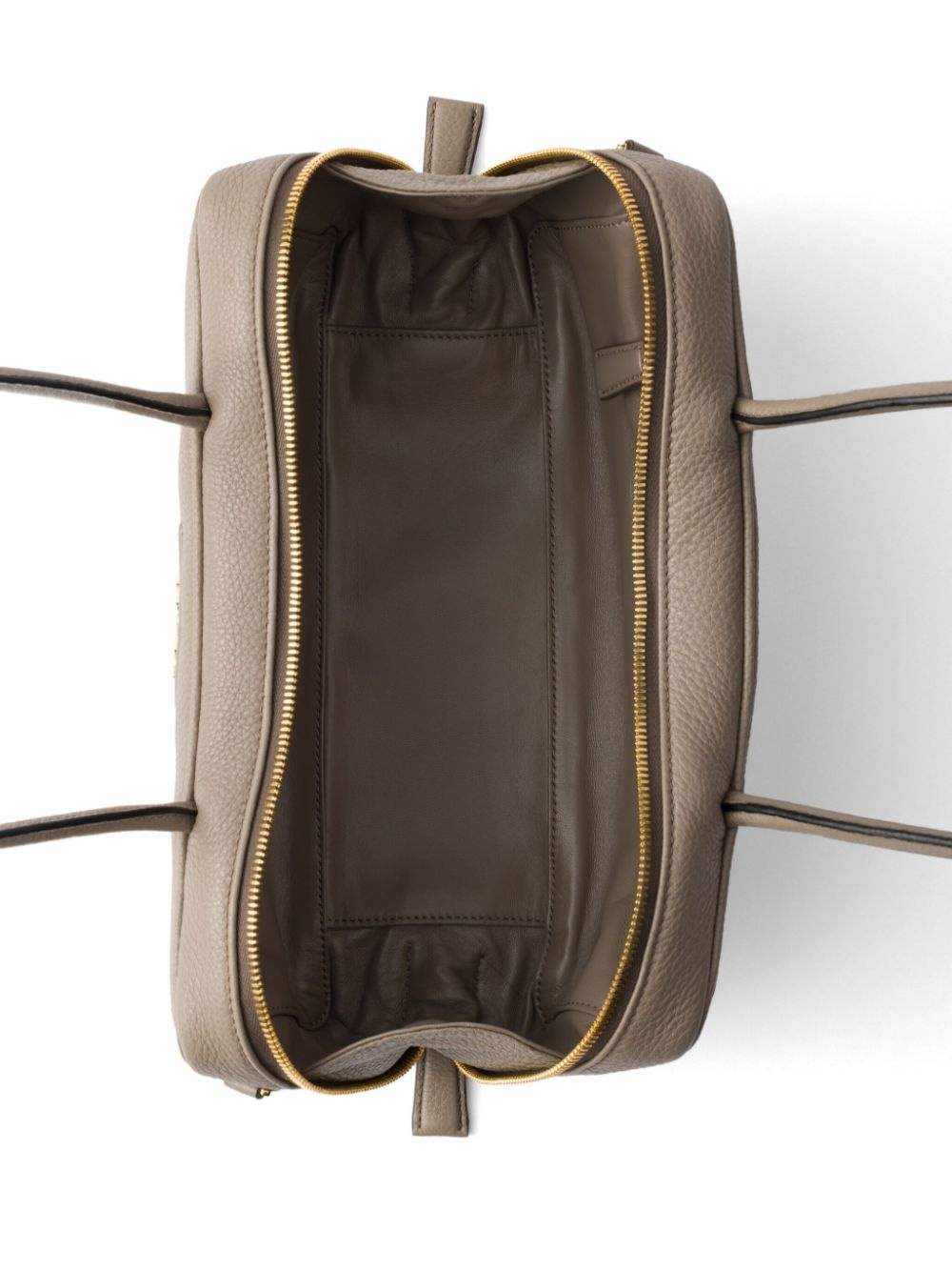 medium leather top-handle bag - 5