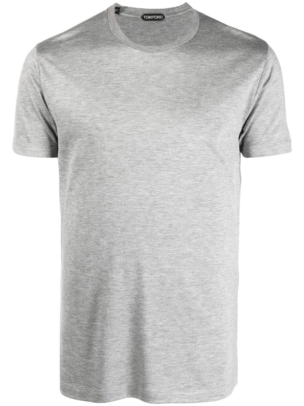 plain crew-neck T-shirt - 1