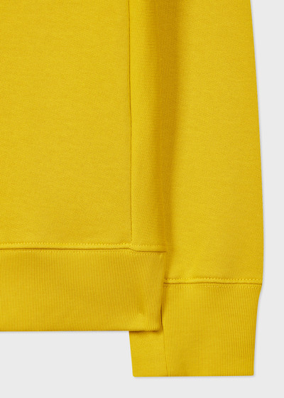 Paul Smith Yellow Chartreuse Zebra Logo Organic Cotton Sweatshirt outlook