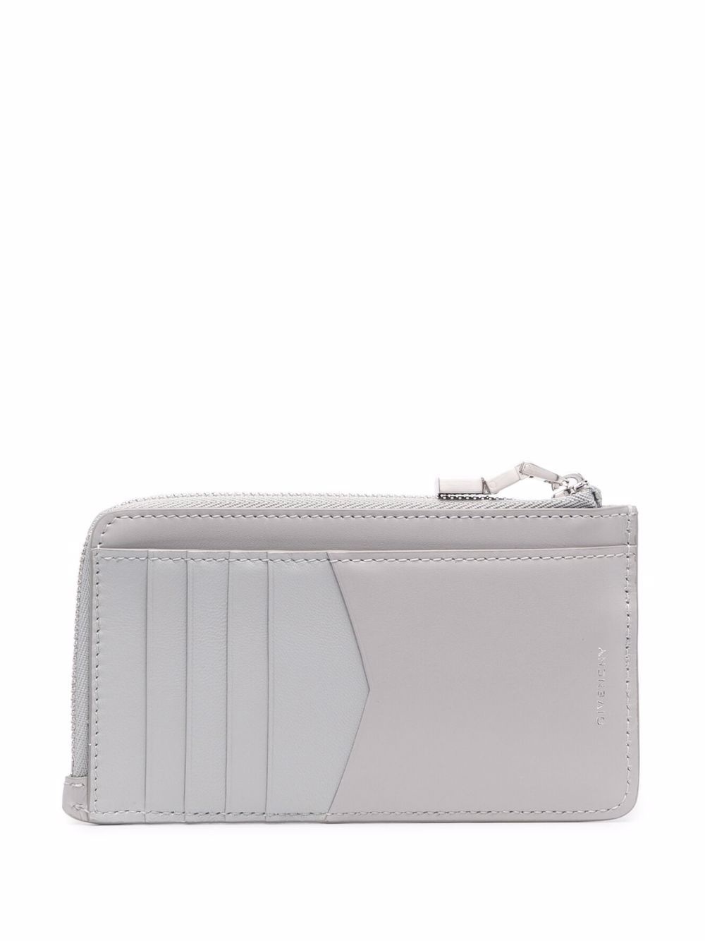 logo-plaque leather purse - 2