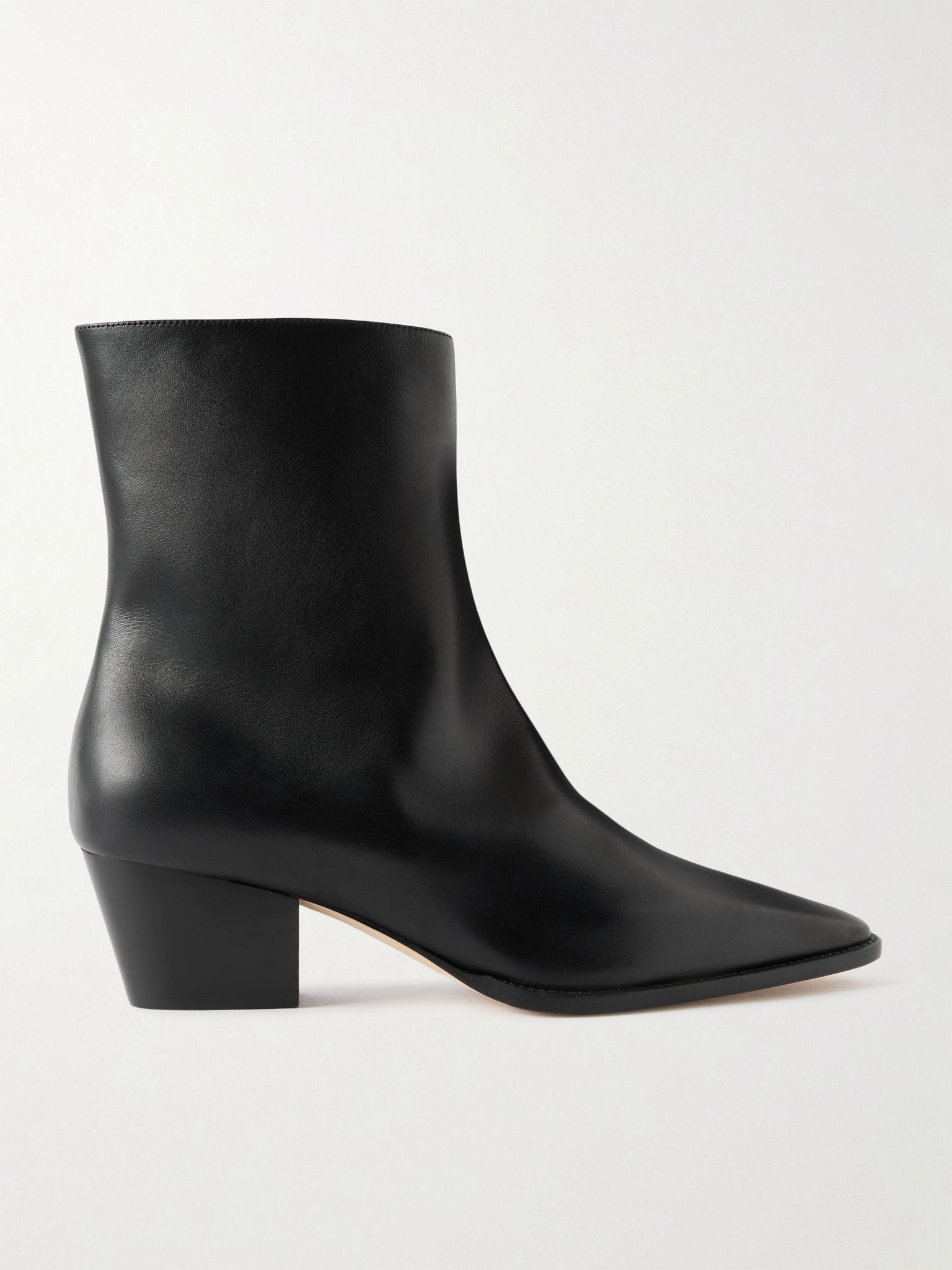 Aliera 50 leather ankle boots Black - 1
