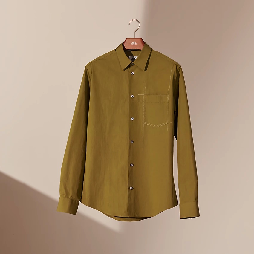 "Piqures filantes" fitted shirt - 4